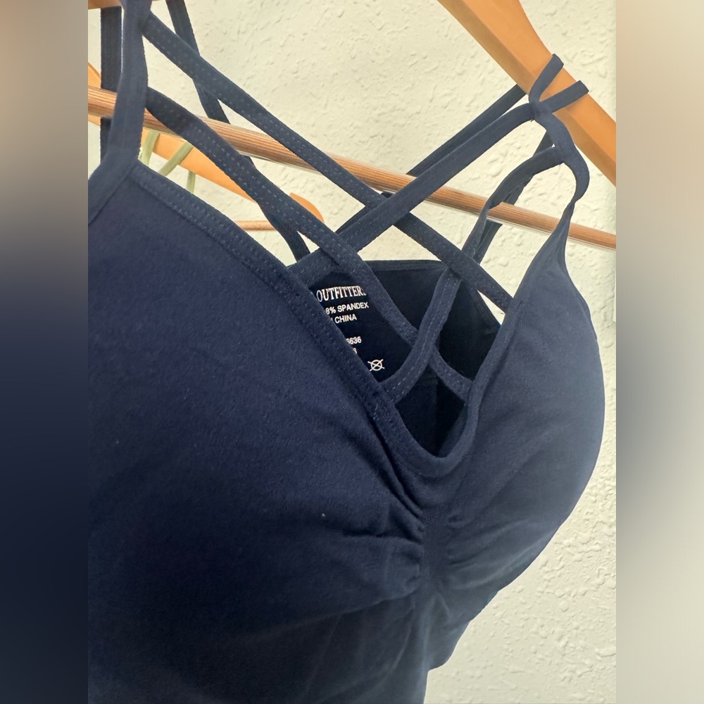 Zenana Outfitters Navy and Sage Sports Bras - Picture 8 of 16